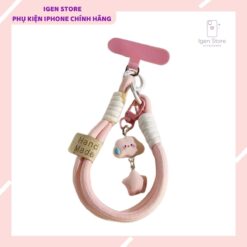 Móc khoá dây dù kèm charm - Phụ kiện bền đẹp cá tính